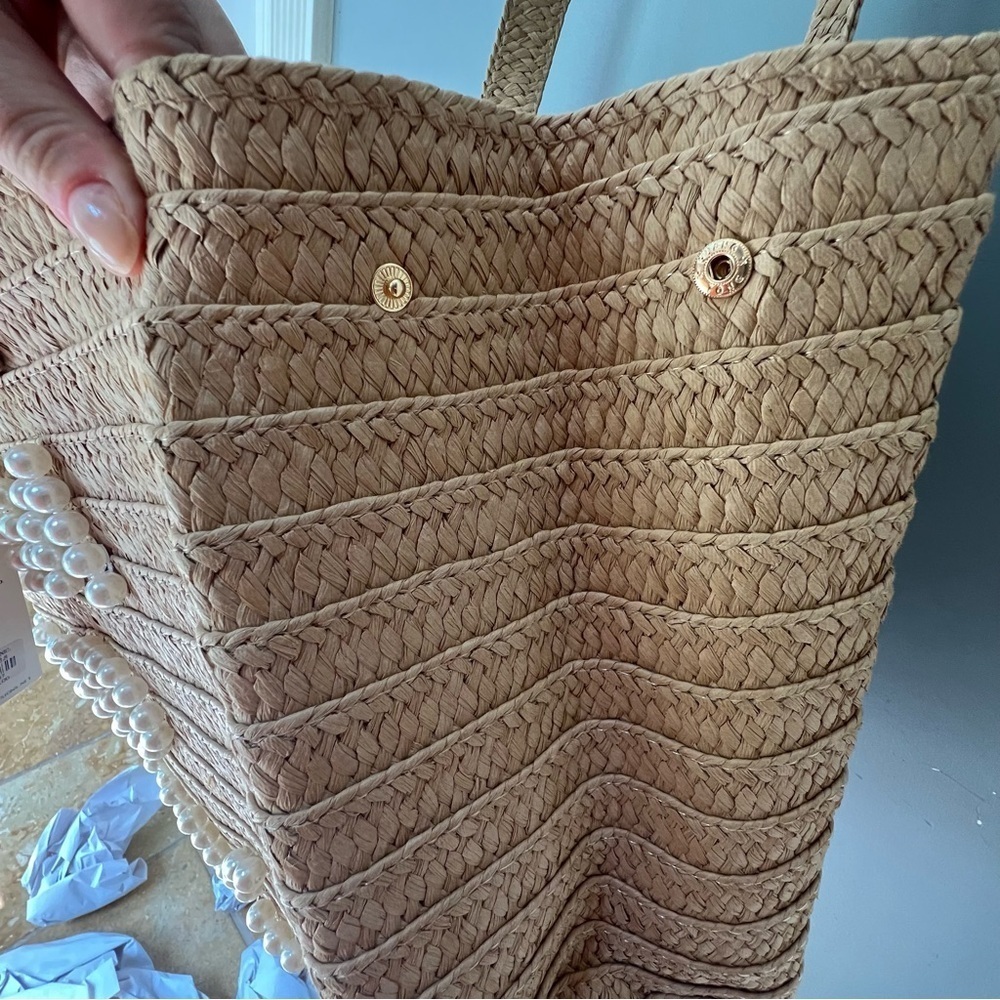 NWT☀️ Urban Expressions Seaton - Pearls Tote Swim And Tonic SOLD OUT EVERYWHERE! - Picture 6 of 7